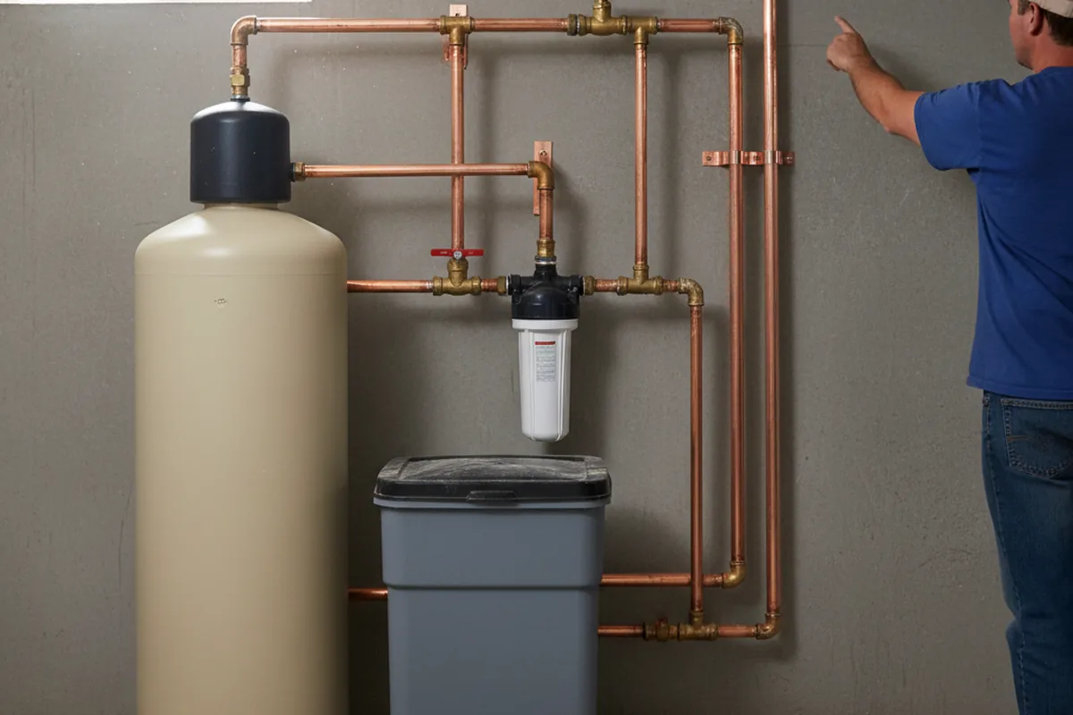 Whole-house water treatment system installed in Hollsopple